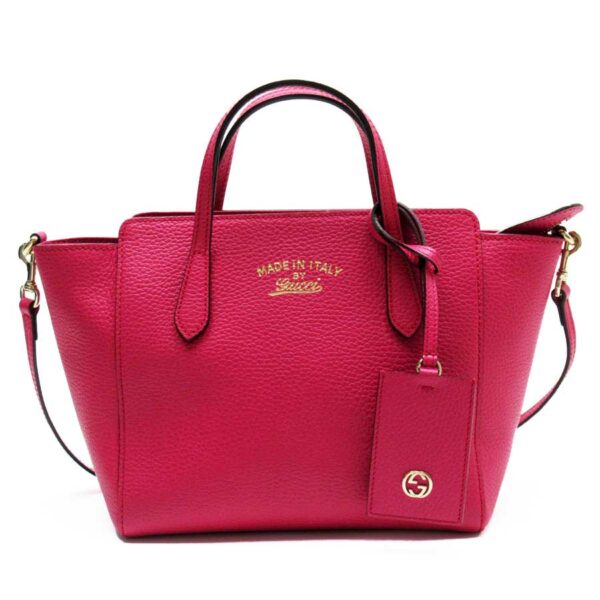 h27735g Gucci 2Way Bag Leather Pink