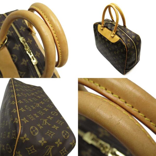 h27907a 2 Louis Vuitton Deauville Monogram Canvas Handbag Brown