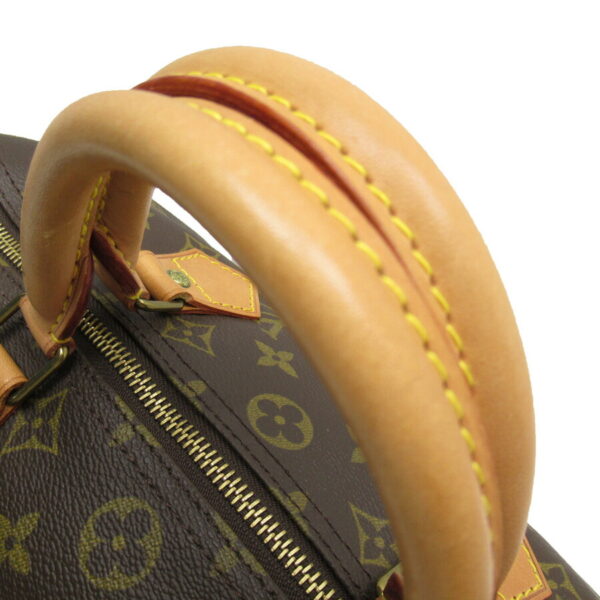 h28027a 3 Louis Vuitton Speedy 30 Monogram Canvas Handbag Brown