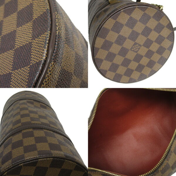 h28102a 4 Louis Vuitton Handbag Damier Papillon 30 Brown Canvas