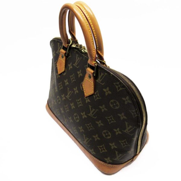 h28169a 1 Louis Vuitton Handbag Monogram Alma Brown Canvas