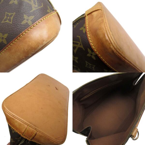 h28169a 4 Louis Vuitton Handbag Monogram Alma Brown Canvas