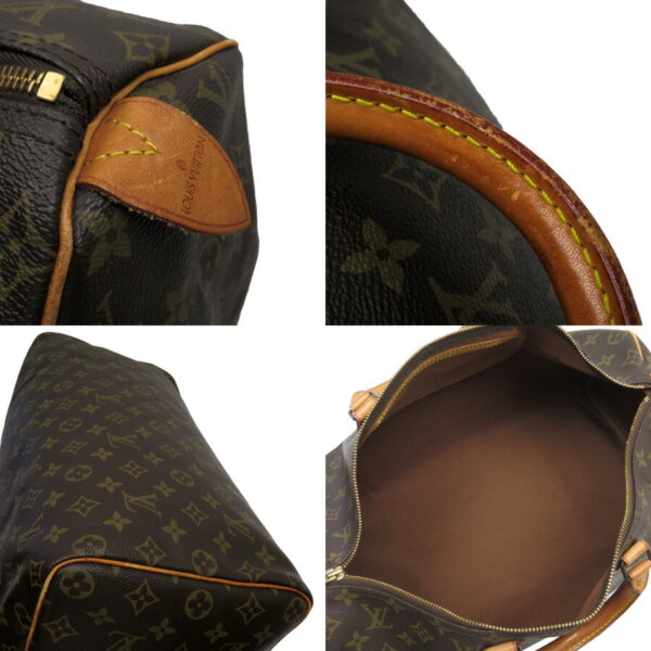 h28214a 4 Louis Vuitton Handbag Bag Monogram Speedy 40 Brown Canvas