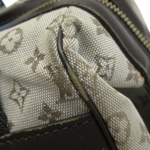 h28479a 3 Louis Vuitton Handbag Monogram Mini Josephine PM Khaki Canvas