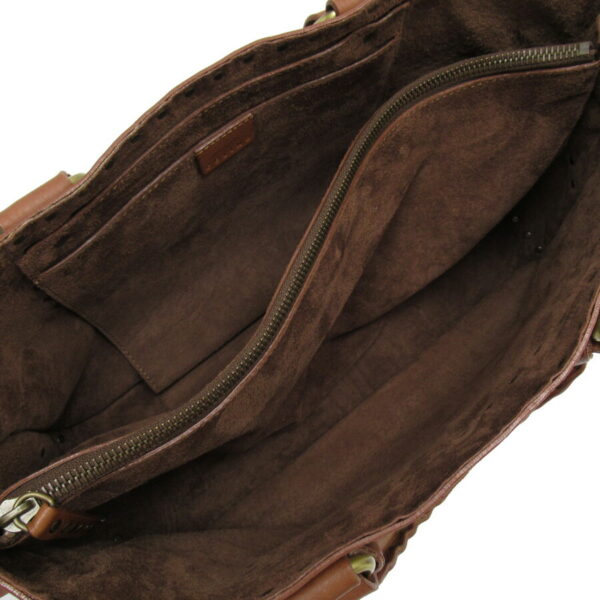 h28514a 4 Celine Boogie Bag Leather Suede Brown