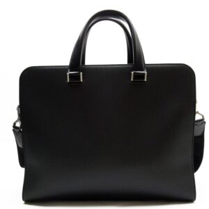 h28797a Prada Vitello Dyno 2Way Shoulder Bag Black