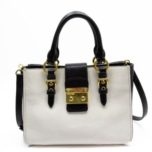 h29024f Furla Shoulder Bag Leather Gray Beige