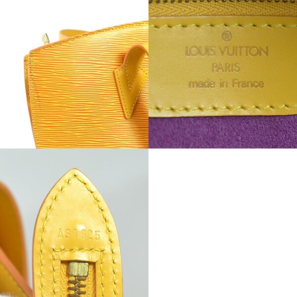 h29182a 13 c Louis Vuitton Saint Jacques Epi Leather Shopping Bag Yellow