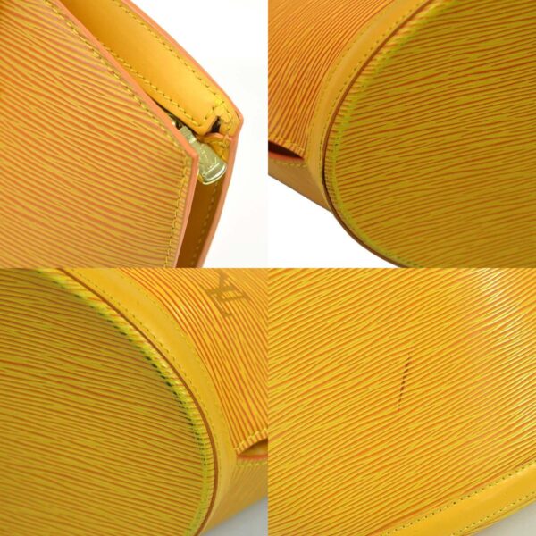 h29182a 5 c Louis Vuitton Saint Jacques Epi Leather Shopping Bag Yellow