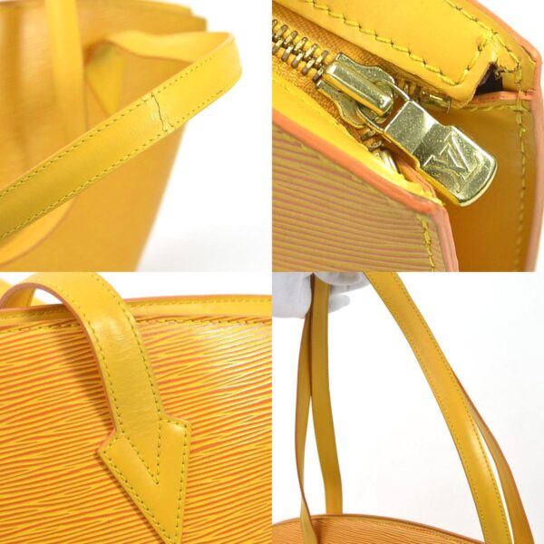 h29182a 9 c Louis Vuitton Saint Jacques Epi Leather Shopping Bag Yellow