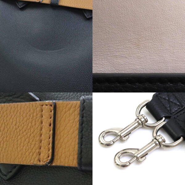 h29385a 6 c Burberry Leather Shoulder Bag Black