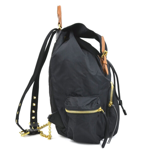 h29563i 1 Burberry Nylon Leather Backpack Black