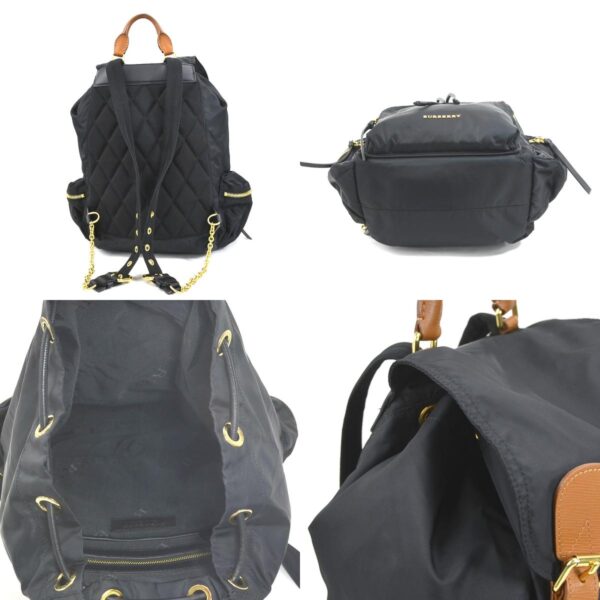 h29563i 2 c Burberry Nylon Leather Backpack Black