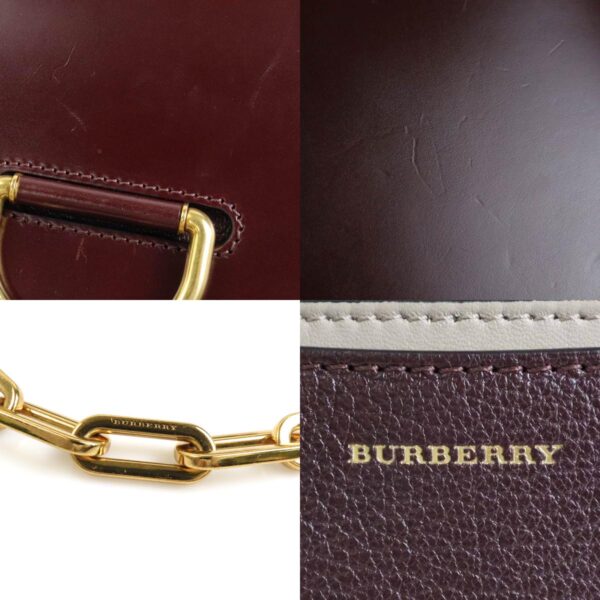 h29775a 6 c Burberry Leather Shoulder Bag Bordeaux