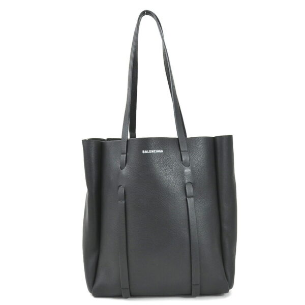 h29840g 1 Balenciaga Leather Tote Bag Black