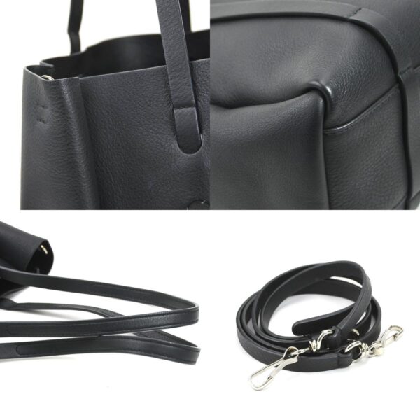 h29840g 6 c Balenciaga Leather Tote Bag Black