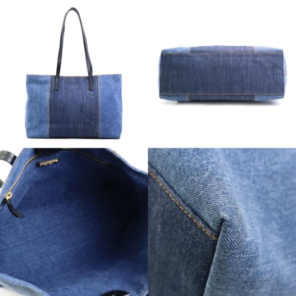 h29950k 2 c Miu Miu Shoulder Bag Tote Denim Blue