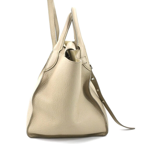 h30417g 1 Celine Big Bag Small Shoulder Bag Leather Beige