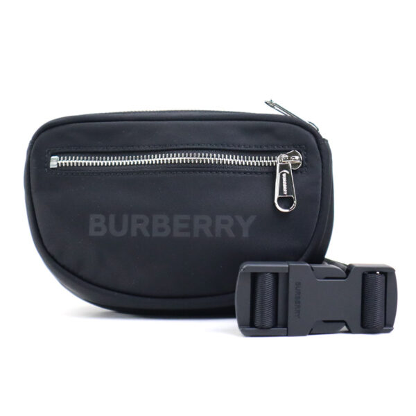 h30473k Burberry Nylon Waist Bag Black