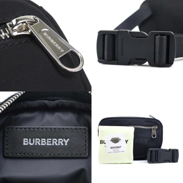 h30473k 7 c Burberry Nylon Waist Bag Black