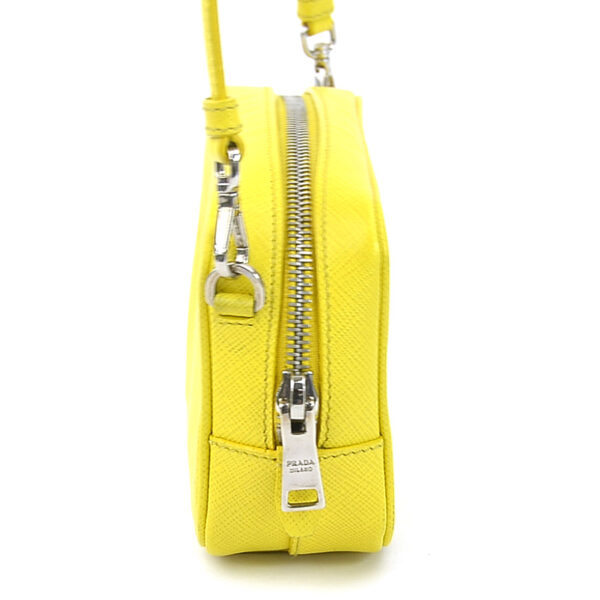 h30510a 1 Prada Shoulder Bag Leather Yellow