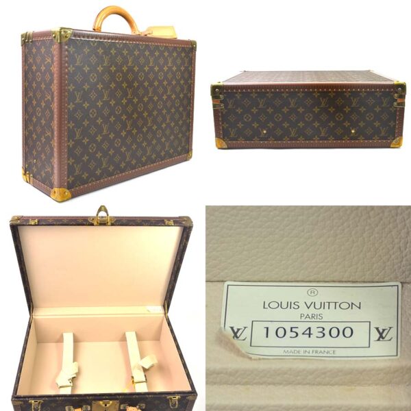 i0437 1 Louis Vuitton Trunk Case Monogram Visten 50 Brown Canvas