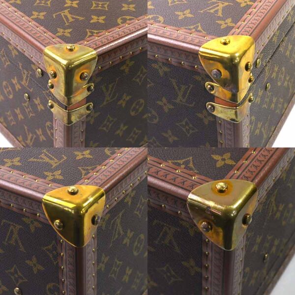 i0437 2 Louis Vuitton Trunk Case Monogram Visten 50 Brown Canvas