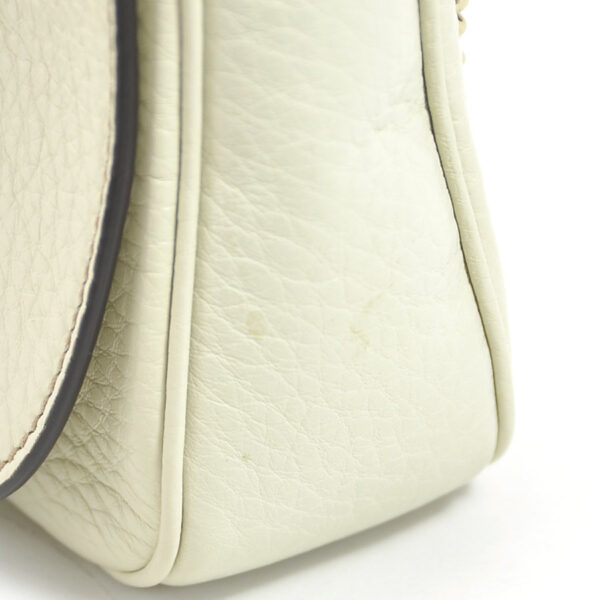 i0464 3 Gucci Soho Chain Shoulder Bag Leather Ivory