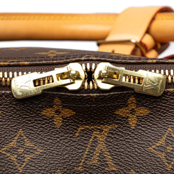 i2sp8keht2ibyec9 8 Louis Vuitton Monogram Keepall Bandouliere 60 2WAY Bag Brown