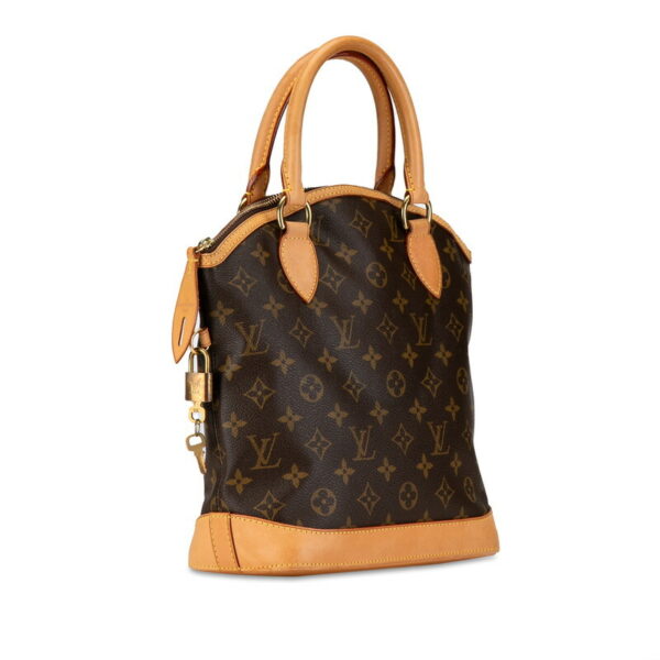 i8l3qfg3sspqtd3v 2 Louis Vuitton Monogram Lockit Tote Bag Brown