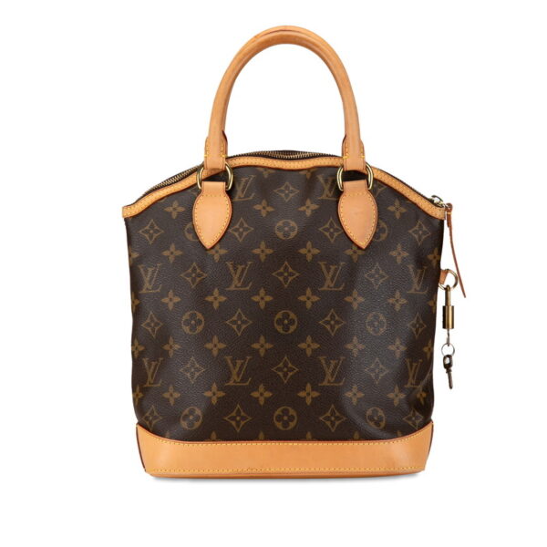 i8l3qfg3sspqtd3v 3 Louis Vuitton Monogram Lockit Tote Bag Brown