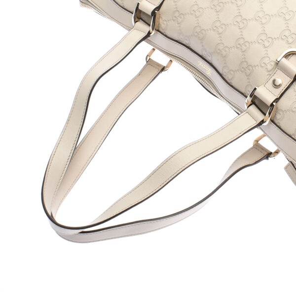 ik 00 0442146 02 Gucci Guccissima Handbag Leather White