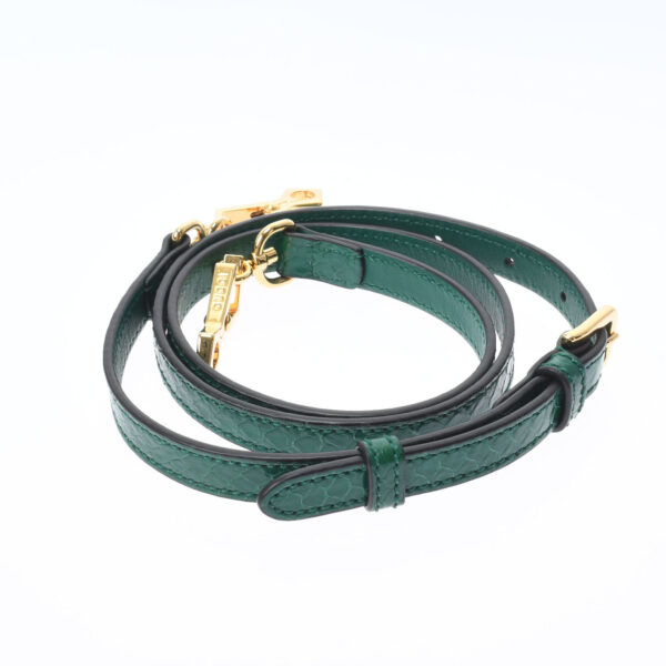 ik 00 0460239 19 Gucci Horsebit 1955 Mini Top Handle Bag Python Green