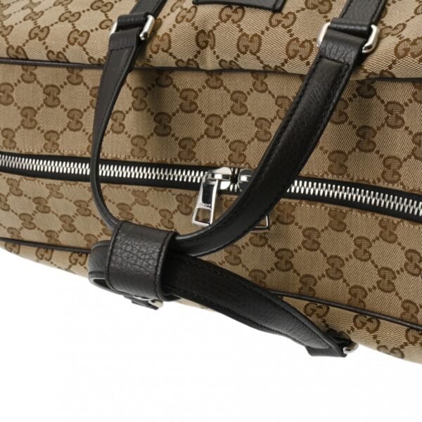 ik 00 0615797 4 Gucci Bag GG Canvas Beige Ebony Brown