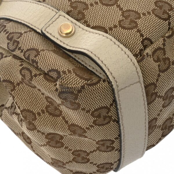 ik 00 0619849 7 Gucci GG Canvas Abbey Tote Bag Beige Ivory