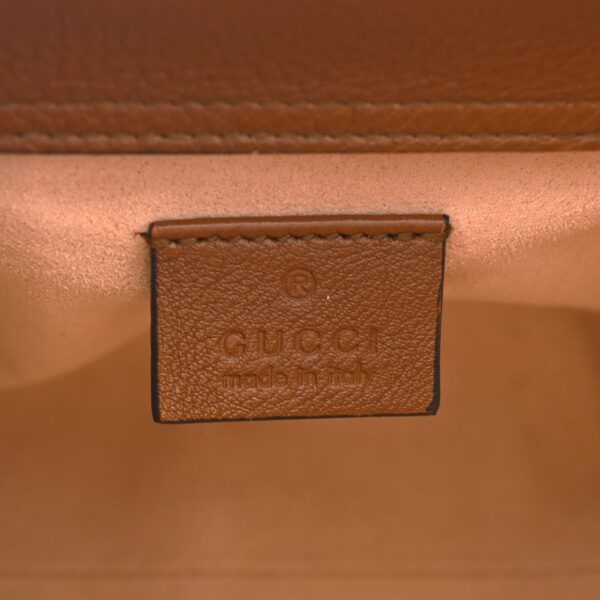 ik 00 0621633 15 Gucci Diana Mini Tote Bag Leather Brown