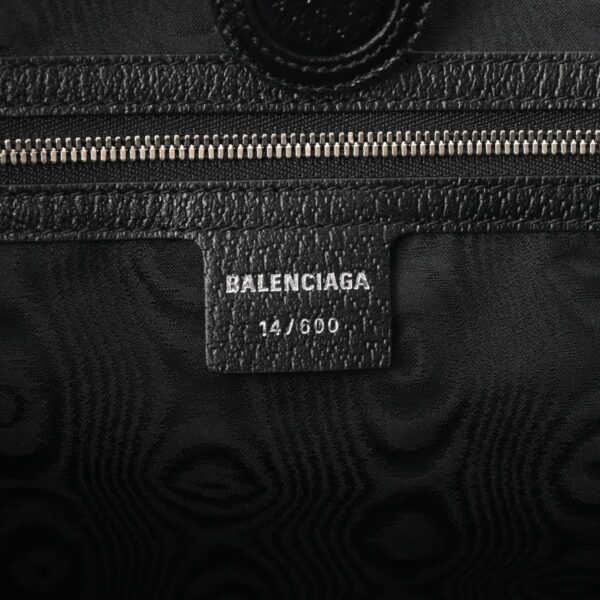 ik 00 0625332 13 Balenciaga x Gucci Medium Tote Bag The Hacker Project Black