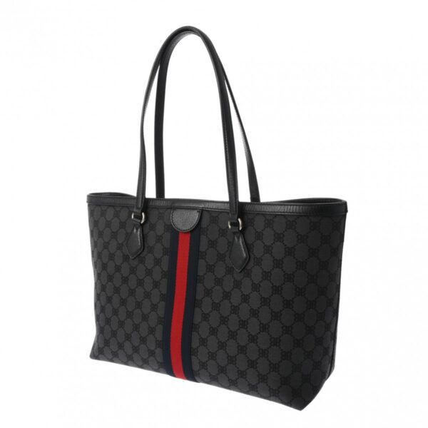 ik 00 0625332 3 Balenciaga x Gucci Medium Tote Bag The Hacker Project Black