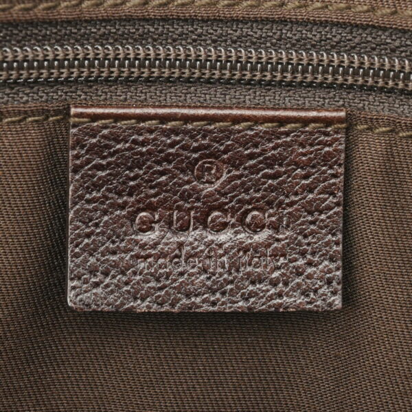 ik 00 0626511 16 Gucci Princy Line Handbag GG Canvas Beige Brown