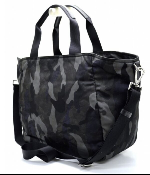 screenshot 119 Prada Nylon Leather 2way Camouflage Tote Shoulder Bag Dark Green