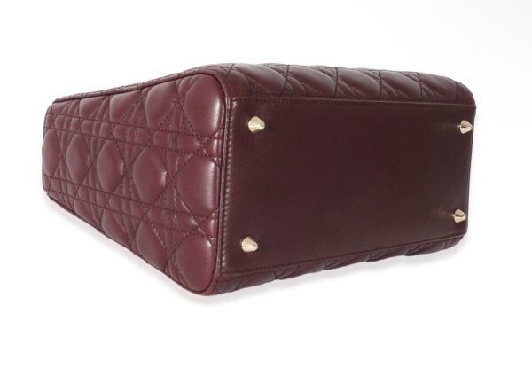 screenshot 128 Christian Dior Burgundy Cannage Lambskin Medium Lady Dior