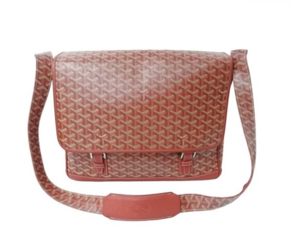 screenshot 131 Goyard Grand Bleu MM Shoulder Bag Leather Red