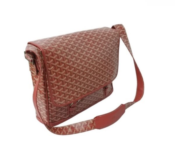 screenshot 132 Goyard Grand Bleu MM Shoulder Bag Leather Red