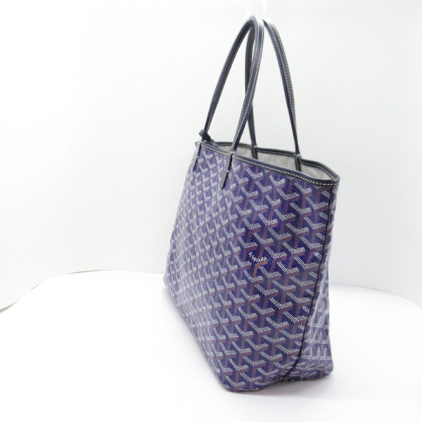 img 6285 Goyard Saint Louis PM Canvas Tote Bag Purple