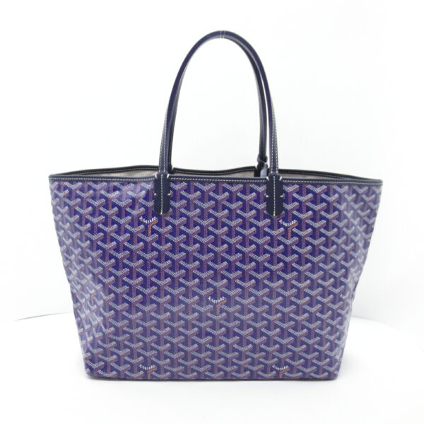 img 6287 Goyard Saint Louis PM Canvas Tote Bag Purple