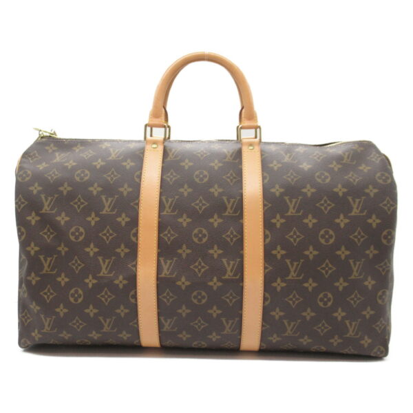 img 9702 Louis Vuitton Keepall 50 Monogram Bag Brown