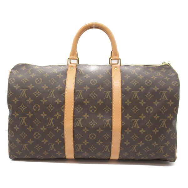 img 9706 Louis Vuitton Keepall 50 Monogram Bag Brown