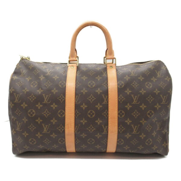 img 9743 Louis Vuitton Keepall 45 Monogram Bag Brown