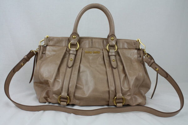 imgrc0070735428 Miu Miu 2WAY Bag Leather Brown