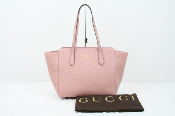 imgrc0071115863 Gucci Swing Tote Bag Calf Leather Pink